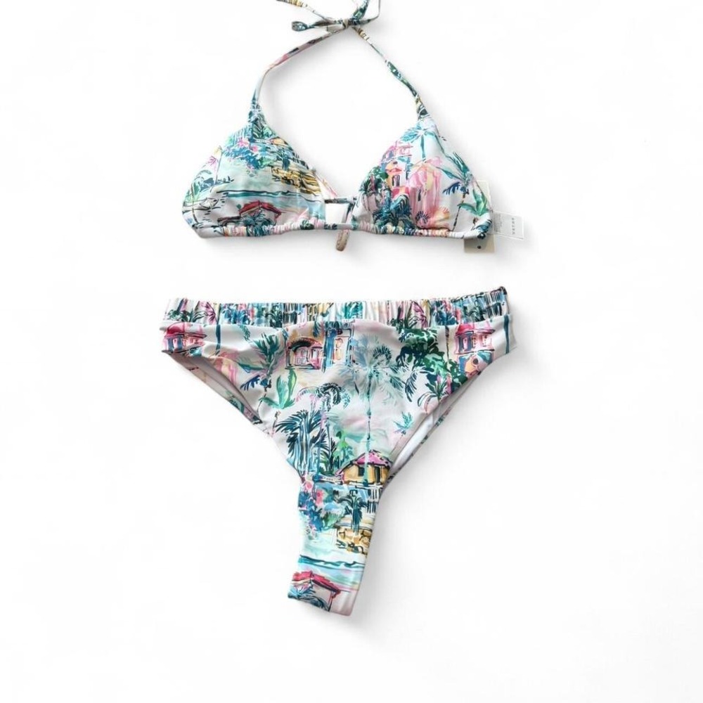 Phax‎ Multicolored Island Print Bikini